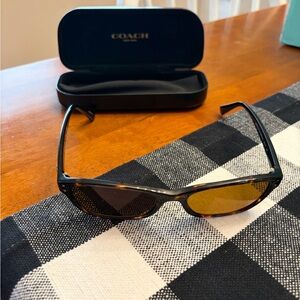 Authentic coach sunglasses and case